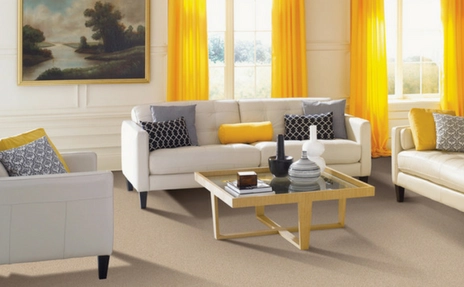  Tigressa Carpet  with yellow drapes
